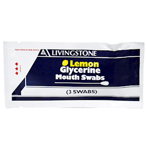 Livingstone Lemon Glycerine Mouth Swabs