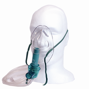 Oxygen Mask, Multi Vent with Oxygen Tube or Tubing, Adult, Each