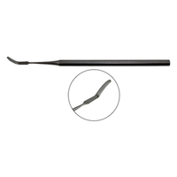 Medicon Gold Foil Instrument, No. 2, Single Ended, Stainless Steel, Made in Germany, Each Each