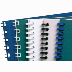 Binding Combs 21 R 6mm Black Bx/100 Box
