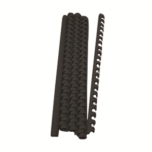 Binding Combs, 21R, 12mm, Black, 100 Pieces/Box Box