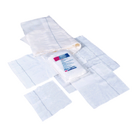 Multigate Abdominal Composite Sponge, 30 x 30 cm, UV and X-Ray Detectable, Sterile, 5 Pieces/Pack, Each Each