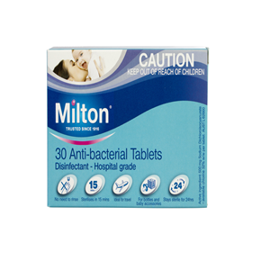 Milton Hospital Grade, Anti-Bacterial Tablets, 30/Box Box