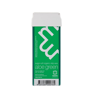 Mancine Roll On Wax Cartridge, Aloe Green, 100 grams, Each Each