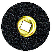 Moore's Paper Disc Brass Centre, Emery Medium, 1/2 Inch, 50/Pack Pack