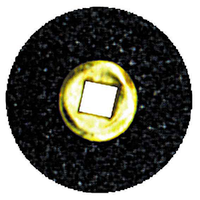 Moore's Paper Disc Brass Centre, Waterproof Coarse, 1/2 Inch, 50/Pack Pack