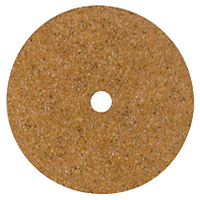 Moore's Paper Disc Brass Centre, Pinhole Garnet Fine, 5/8 Inch, 50/Pack Pack