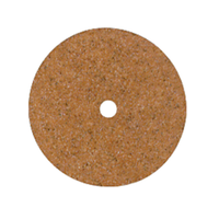Moore's Paper Disc Brass Centre, Pinhole Garnet Fine, 7/8 Inch, 100/Pack Pack