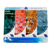Livingstone Mouse Pad, 225mm(L) x 185mm(W), 1.5mm Thickness, Each Each