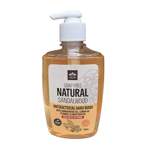 Nelum Hand Wash 250ml, Sandalwood Antibacterial, Moisturising, Each