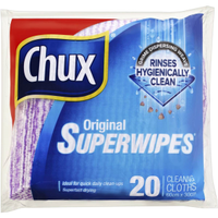Chux Heavy Duty Superwipes, 60 x 60cm,Green, 100 Cloths/Box