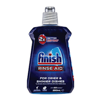 Finish Dishwashing Rinse Aid Liquid, Regular, 250ml Bottle, Each Each