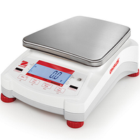 Ohaus Navigator NVT Portable Balance, 2200 Grams Capacity, 0.1 Grams Readability, 174mm x 230mm Stainless Steel Pan, Each Each