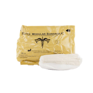OLAES Modular Trauma Dressing, 6 inches, With Dressing Pad, Gauze and Pressure Cap, Latex Free, Each Each