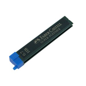 Pentel Pencil Leads 507 Hb 0.7mm 12/Tube Box