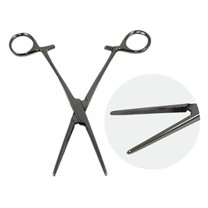 Perfect Rochester Pean Haemostatic Artery Forceps, 18cm, Straight, Stainless Steel, Theatre Quality, Each Each