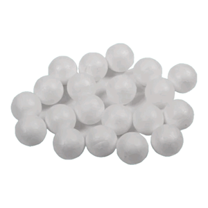 Livingstone Polystyrene Balls, 25mm, 25 Pieces/Bag Bag