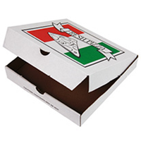 Livingstone Regular Pizza Box, 11 Inches, White, 100/Pack Pack