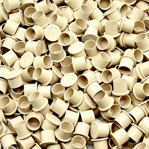 PLA Wide Base Ink Cap, 18mm, 200/Bag Bag