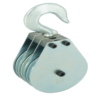 Pulley W/Hook. 3-sheave. (Loose) Each