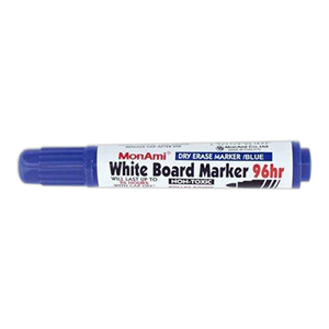 Penline Monami 4364 Whiteboard Marker, Bullet Point, 4mm, Black, 12/Box