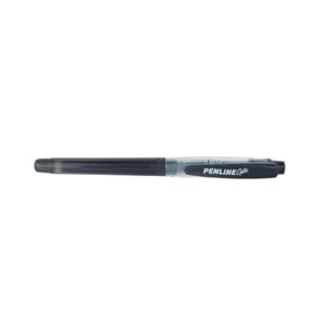 PENLINE 710 OPTIC ROLLER BALLS PENS BLACK 12/PK Pack
