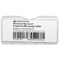 Livingstone Premium Top Level Prepared Slide, Euglena, Whole Mount, Each Each