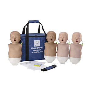 Prestan Infant Ultralite Manikin with CPR Feedback Diversity Kit, 4 Pieces/Pack