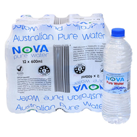Nova Australian Pure Natural Spring Water, 600ml Bottle, 12/Pack Pack