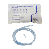 Pennine Wide-Bore Aspiration Tubing, 200cm, Flexi-Cuff, Rotary Handle, Loose Male Connector, Leak Proof, Sterile, PVC, Each Each