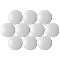 WHITEBOARD MAGNETIC BUTTONS WHITE 10/PK Pack