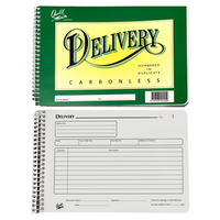 Quill Delivery Book, A5, Duplicate, Carbonless 50 Leaves, 5/Pack Pack