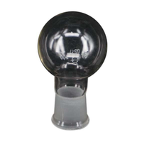 Flask, Round Bottom, 100ml, Short Neck, 24/29 Socket Joint, Borosilicate Glass, Each Each