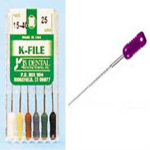 Maillefer Reamers 25mm #100 6/pk Pack