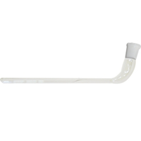 Monash Adapter, Bent Receiver, Socket Joint 19/26, 180(L) mm, Plain, Straigth Delivery, Long Stem, Glass, Each Each
