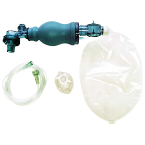 Rescu-2 Reusable Manual Resuscitator, Infant, 280ml, with Masks, Airways and Carry Case, Set (Export Sales Only) Set