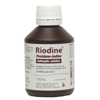Riodine 10% Povidone Iodine Antiseptic Solution