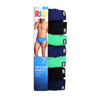 Rio Plain Hipster Brief, M70327 Blue/Grey, Each Each
