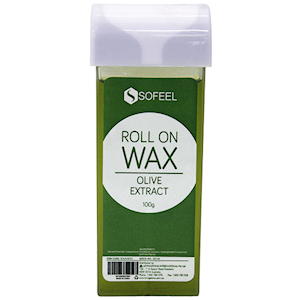 Out of Date, Sofeel Roll On Wax Cartridge, Olive Extract, 100 grams, Each, Original Unopened Condition, Price Discounted, While Stocks last Each