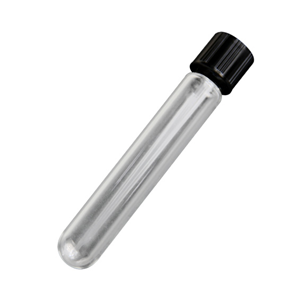 Livingstone Test Tube with Recyclable Plastic Screw Cap, 16 x 100mm, Borosilicate Glass, Each Each
