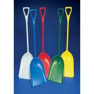 Recyclable Plastic Shovel, Yellow, 350mm Wide By 1120mm High, Each Each