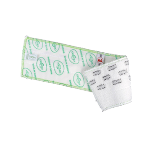 Sabco Decitex Ultimate DX1 Flat Mop Pad, Green, 10 Pieces/Pack
