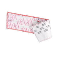 Sabco Decitex Ultimate DX1 Flat Mop Pad, Red, 10 Pieces/Pack