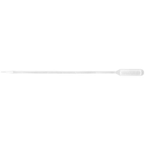 Samco Narrow Stem Transfer Pipettes 242,Short Stem,4.0mL Capacity,8.5L cm, 2.5D mm Stem,3.0mL Bulb Draw,25 Drops/mL,NonSterile,500/Pk Box