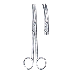 Adler Mayo Scissors, 17cm, Stainless Steel, Curved, Each (08-171-17) Each