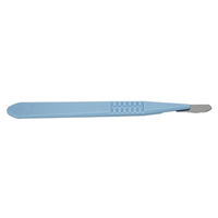 Out of Date, Livingstone Disposable Scalpel, SS Blunt Blade, Size 10 Attached to Handle, Sterile Loose Price Discounted While Stocks last Loose