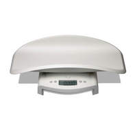 Seca Digital Electronic Baby Scale with Tray, Capacity: 20kg or 44lbs, Graduation: 10g or 22lbs, White, Each (SE354) Each