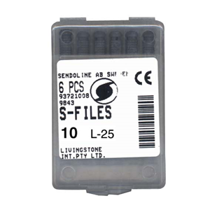 Liv S Files 25mm #10 6/bx Cc Box