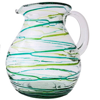 Sofeel Summer Glass Jug, 3L, 23cm, Swirl Design, Each Each