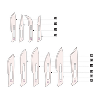 100 pcs Swann Morton Scalpel Blade and 100 Livingstone Premium, Size 15, Carbon Steel, Sterile, 200 Blades Deal, from $0.24/Blade Box